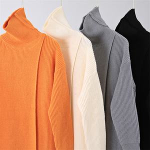 उच्च गर्दन विभाजित मध्य लंबाई के साथ घुटने के simming ठोस रंग पर उच्च गर्दन विभाजित मध्य लंबाई के साथ पतला सफेद रंग - Product Image 6