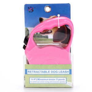 Correa Retráctil Automática de Lujo para Perros, Color Sólido, Plástico ABS, para Perros Pequeños y Medianos, Accesorios para Mascotas - Product Image 5
