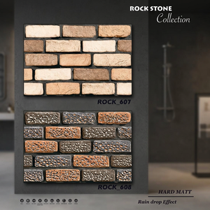 Tour bâtiment extérieur antidérapant gris clair porcelaine carreaux de mur en céramique marbre décoratif 300x450mm 30x45cm pour l'élévation de la maison - Product Image 4