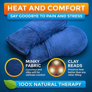 Guantes para calentar en microondas, guantes de nailon azul, resistentes a altas temperaturas - Product Image 3