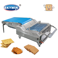 Nouvelle machine de tri et d'empilage de biscuits Skywin pour ligne de production de biscuits à roue étoilée après cuisson