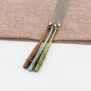 Collar <span class=keywords><strong>de</strong></span> Moda Vintage con Colgante <span class=keywords><strong>de</strong></span> <span class=keywords><strong>Bate</strong></span> <span class=keywords><strong>de</strong></span> <span class=keywords><strong>Negan</strong></span> <span class=keywords><strong>de</strong></span> The Walking Dead, LUCILLE, Cadena <span class=keywords><strong>de</strong></span> Béisbol para Hombre, Joyería, Accesorios, Regalos - Product Image 6