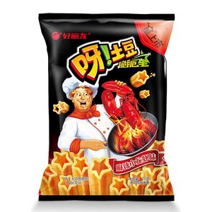 Vente en gros de snacks asiatiques, chips exotiques au goût <span class=keywords><strong>d</strong></span>'écrevisses épicées, chips de pommes de <span class=keywords><strong>terre</strong></span> 70g - Product Image 1