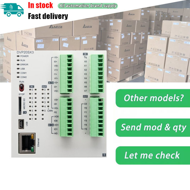 DVP20SX311R Delta PLC DVP20SX3 DVP-SX3 Programmable Logic Controller DVP20SX311R