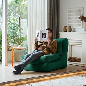 Canapé modulaire d'angle sans accoudoirs en tissu rembourré durable de style moderne, une place, extensible, convertible, villa, appartement, salon - Product Image 4