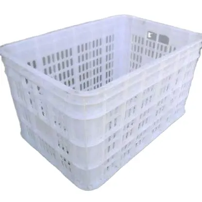 Good Quality India make Heavy Duty Plastic Crates Vented Mesh Style Crates/Boxes For Fruits and Vegetables