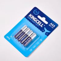 Pile au carbone-zinc AAA R03 1,5 V haute performance au chlorure de zinc pour télécommande, horloge, lampe de poche, calculatrice, jouet