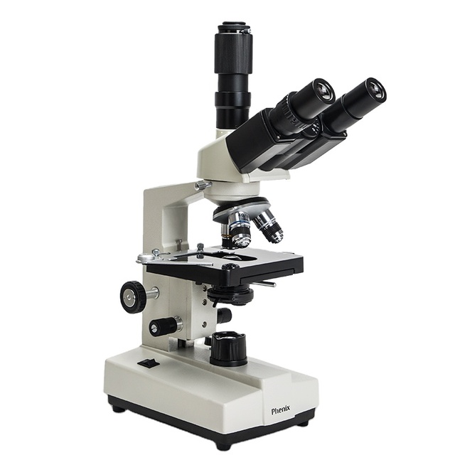 Phenix XSP-36TV 100X-1600X China Manufacturer Popular School Digital Compound Trinocular TV Biological Microscope for Students