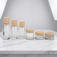 Flacon de fond de teint liquide, flacon pulvérisateur en verre, flacon de remplissage d'huile essentielle, flacon de remplissage de crème pour cosmétiques