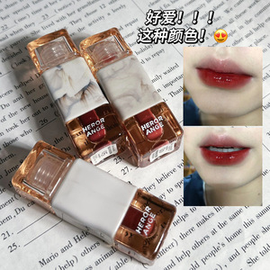 Herorange แสงน้ำค้างกระจกเคลือบริมฝีปากไม่ติดง่ายถ้วยไทยกาแฟนมน้ำคริสตัลเจลลี่สีแดงลิปกลอสสาว - Product Image 2
