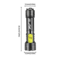 Lampe torche de plongée sous-marine rechargeable étanche IPX8, 1000LM, super lumineuse, portée 300-400m, indicateur de puissance