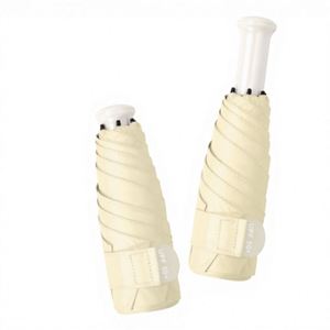 ร่มพับ 5 ตอน ขนาดพกพา กันแดดกันฝน พร้อมซองใส่ สำหรับผู้หญิง แบรนด์ OEM รับทำโลโก้ตามสั่ง โครง 6 ซี่ UPF50 ด้ามจับยืดหดได้ - Product Image 4