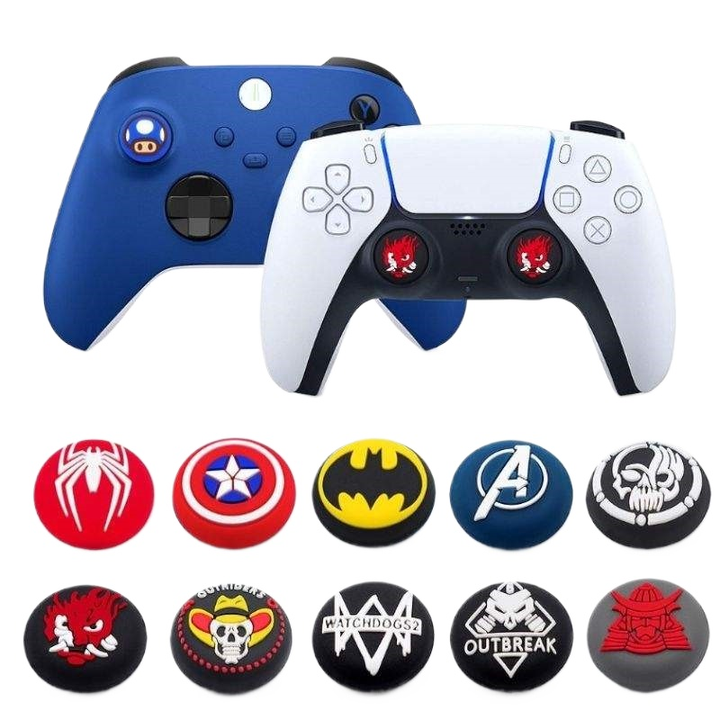 HiCyber Accessories for P5 Games Console Controller Grip Joystick Capss for XBOXONE protection Silicone Cover for P5 Thumb Grips
