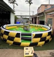 Jeu gonflable Wipeout Eliminator de luxe à faible coût avec contrôleur pour centre commercial et exposition