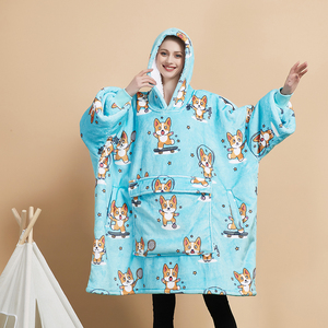 Sweat-shirt surdimensionné en sherpa pour hommes et femmes, avec poches géantes - Product Image 5