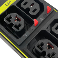 PDU de rack intelligent 0U 32A triphasé 24 prises C39 pour centre de données