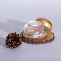 50g Vide Clair Cosmétique Corps Gommage Beurre Bocaux En Verre Crème Emballage Masque Pour Les Yeux Conteneur De Pot