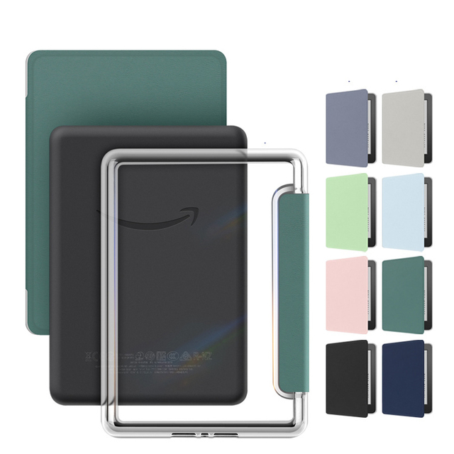 Leather Case for Kindle Paperwhite 6 5 4 3 Kickstand Hard PC Acrylic Cover for Kindle OASIS 2 3 TB014