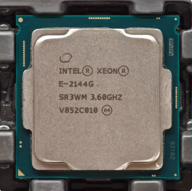 CPU E-2104G 2124G 2144G 2146G 2174G 2286G