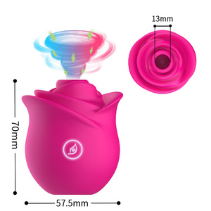 Vibrador Inalámbrico Bluetooth con Forma de Rosa y Succión para Damas, Venta al Por Mayor - Product Image 6