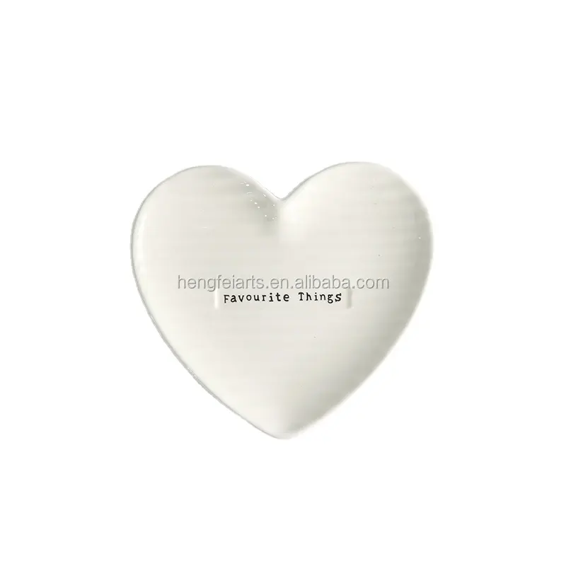 white cheap glazed ceramic heart shape wedding dinner plates