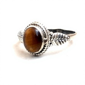 925 Sterling Silver Handmade <b>Ring</b> with <b>Tiger</b> <b>Eye</b> Stone Latest Design Gemstone <b>Rings</b> for Wholesale - Product Image 2