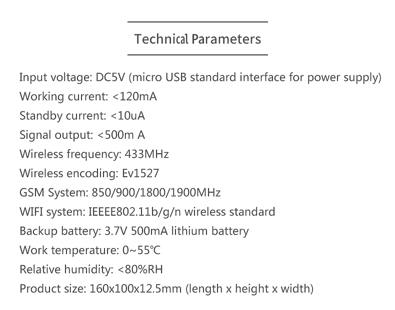 Tuya Intelligent infrared sensor door and window sensor wireless wifi/GSM home remote security anti-theft alarm system