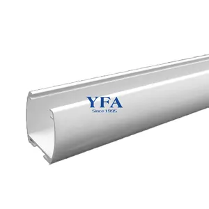 YFA 13031507 Best Quality Cheap Price Vertical Blind Head Rail Aluminium Track For Vertical Blinds