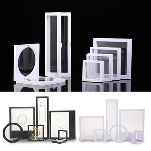 Caja de Exhibición Transparente 3D con Película de PE, Caja Flotante para Joyería, Caja de PE para Exhibición de Collares de Moda - Product Image 2