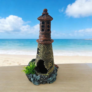 Ornement paysager de type phare ancien pour aquarium, accessoire décoratif spécial pour l'aménagement paysager d'aquariums - Product Image 2