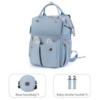Sac de maternité transfrontalier pour jeunes mamans, grande capacité, multifonctionnel, portable, léger, antibactérien, imperméable en tissu Oxford