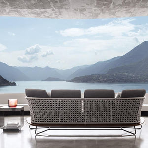 Meubles d'extérieur de jardin sans accoudoirs, chaise de relaxation, Style américain, avec repose-pieds, moderne, 1 Set - Product Image 3