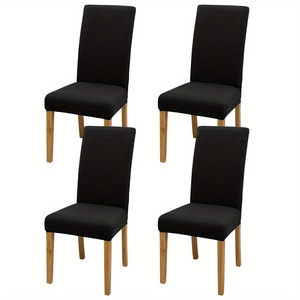 <span class=keywords><strong>Housse</strong></span> de <span class=keywords><strong>chaise</strong></span> de salle à manger épaisse de couleur unie, <span class=keywords><strong>housse</strong></span> de <span class=keywords><strong>chaise</strong></span> universelle élastique <span class=keywords><strong>pour</strong></span> hôtel, salle à manger, <span class=keywords><strong>bureau</strong></span>, banquet, maison, décoration intérieure - Product Image 3