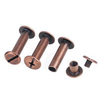 Vis Chicago de 4 mm, 5 mm, 12 mm, 15 mm, 18 mm, 20 mm, 25 mm, 30 mm, 35 mm, 40 mm, 45 mm, 50 mm pour la décoration, l'artisanat, les ceintures, les sacs, les chaussures, les sacs à main et la reliure de livres