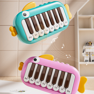 Enfant en bas âge Instruments de musique pour la petite <span class=keywords><strong>enfance</strong></span> Jouet éducatif précoce Apprentissage de la musique B/O <span class=keywords><strong>Piano</strong></span> de poche portable - Product Image 2