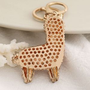 Llavero de Llama con Pedrería Brillante, Llaveros de Llama con Cristales, Bonito Llavero de Cristal, Colgante para Bolso de Mujer, Llavero para Coche, Llavero de Cordero, Llaveros de Alpaca - Product Image 6