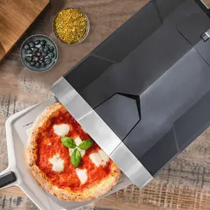 12 pulgadas de acero inoxidable Pizza Maker Comercial al aire libre Tostadora Gas BBQ con horno de pizza