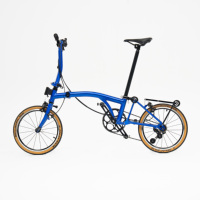 Bicicleta plegable con marco de aleación de aluminio 6061, gran oferta, neumático de 16 pulgadas, Mini bicicleta de 5 velocidades, bicicleta de viaje de ciudad para todos