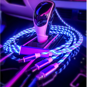 <strong>3</strong>-in-1 Multi-Function Micro USB Charging Cable Glowing LED Lighting Fast Charging <strong>Data</strong> Transfer 5A Output Printer Computer - Product Image 6