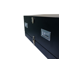 Base de palette en stock UE, capacité de charge 500 kg+, noire et blanche avec roues pour boîtier de batterie de stockage d'énergie domestique 48 V 280 Ah