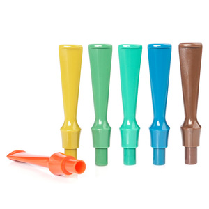 Muxiang 9mm Straight Acrylic Mouthpiece Reusable Cigarette Pipe Accessory Colorful Handle - Product Image 2