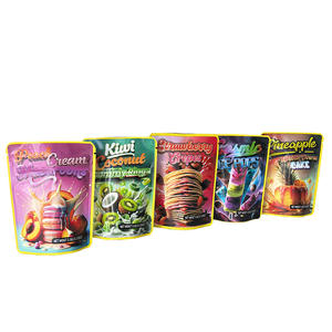 Bolsas de Polietileno de 3.5 <span class=keywords><strong>Cali</strong></span>, Paquetes de 4x5, Bolsas de Mylar para Empaque de Gomitas Comestibles, a Prueba de Olores, con Cierre, Bolsas de Plástico para Empaque de Cannabis - Product Image 1