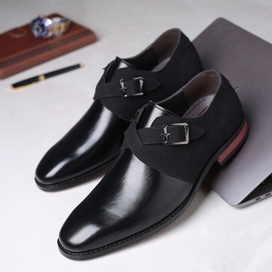Nuevo Modelo 2015, Zapatos Formales de Cuero con Suela de Goma para Hombre, Transpirables, Sin Cordones, para Oficina y <span class=keywords><strong>Carrera</strong></span> Profesional, Talla Grande, Color Sólido - Product Image 3