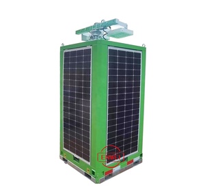 Nóng bán năng lượng mặt trời ánh sáng tháp di động năng lượng mặt trời Camera giám sát tháp với Camera An Ninh - Product Image 5