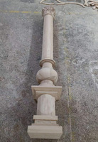Colonne de piliers romains en bois massif personnalisés Maison Villa Hôtel Piliers d'intérieur décoratifs
