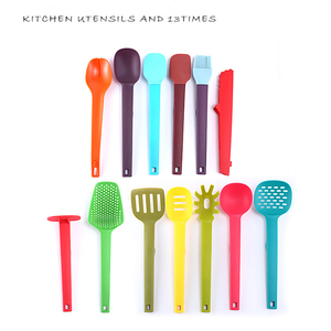 Accesorios de cocina utensilios de cocina para el hogar y la cocina accesorios de cocina resistentes al calor 13 piezas Juego de utensilios de cocina de silicona - Product Image 4