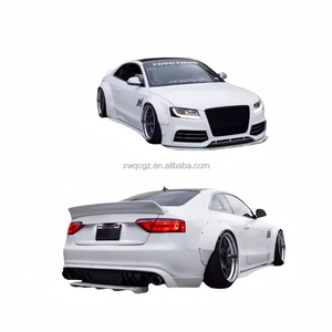 Para Audi <span class=keywords><strong>A5</strong></span> S5 actualización LB estilo Kit de cuerpo ancho guardabarros difusor delantero faldón lateral difusor trasero alerón trasero parachoques - Product Image 5