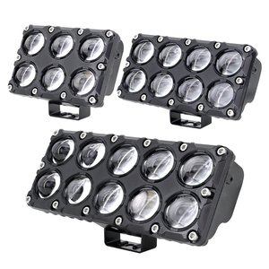 Faro LED para Motocicleta, Doble Color, 6/8/10 Lentes, IP67 Impermeable, Luces Antiniebla para Autos, Camionetas, ATV, Jeeps MO-225 - Product Image 1