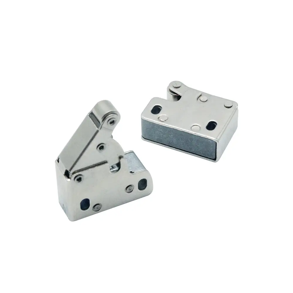 Steel Metal Access Hatch Snap Touch Latch and Furniture Cabinet Cupboard Push Latch Touch Mini Latch Push Lock