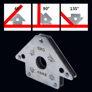 Herramienta Auxiliar de Soldadura, Localizador Magnético de Soldadura, Imán de Ángulo Recto con Succión para Soldadura, Imán de Ángulo Biselado, Accesorio de Fijación Multiángulo - Product Image 3